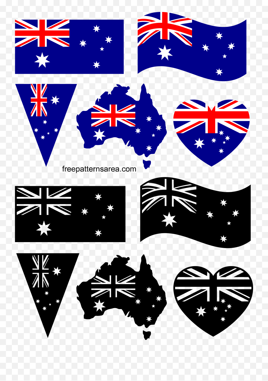 Australia Flag Vector Graphic Images - Proudly Made In Australia Emoji,Australia Flag Png