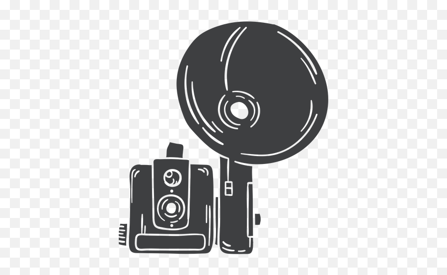 Vintage Camera Flash Black - Transparent Png U0026 Svg Vector File Digital Camera Emoji,Vintage Camera Png