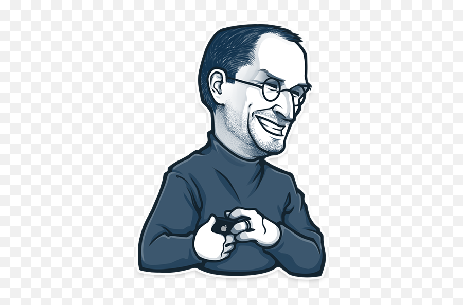 Steve Jobs Png - Steve Jobs Telegram Sticker Emoji,Steve Jobs Png