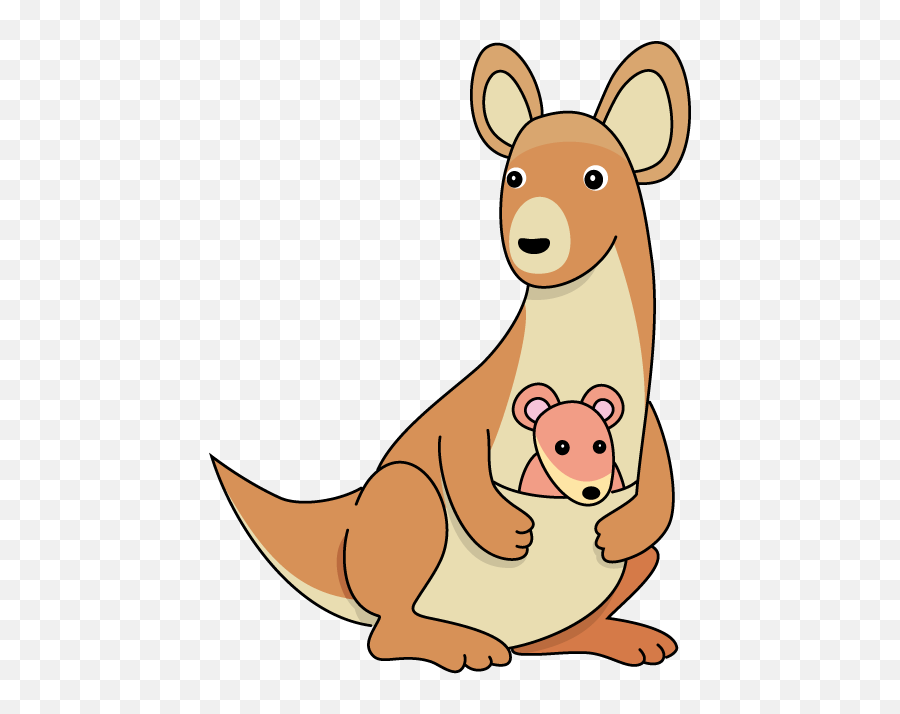 Kangaroo Clipart 2 - Kangaroo Png Clipart Emoji,Kangaroo Clipart