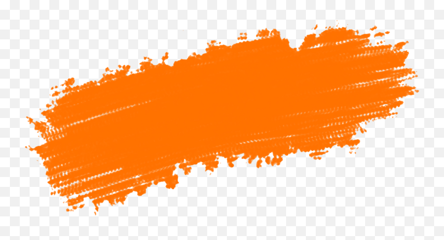 Brush Strokes - Orange Paint Brush Png Full Size Png Orange Brush Stroke Png Emoji,Paint Png