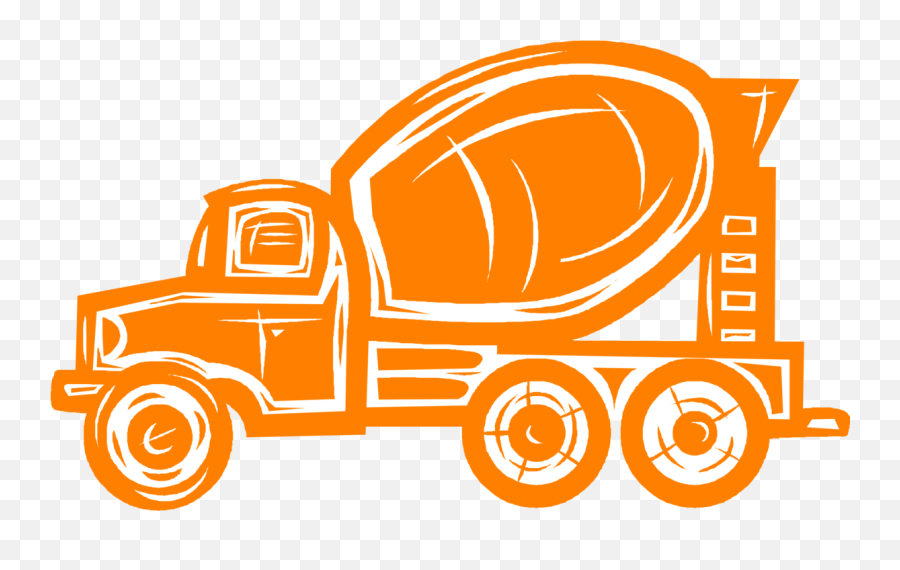 Industrial Vector Cement Industry - Concrete Mixer Construction Concrete Truck Emoji,Mixer Clipart
