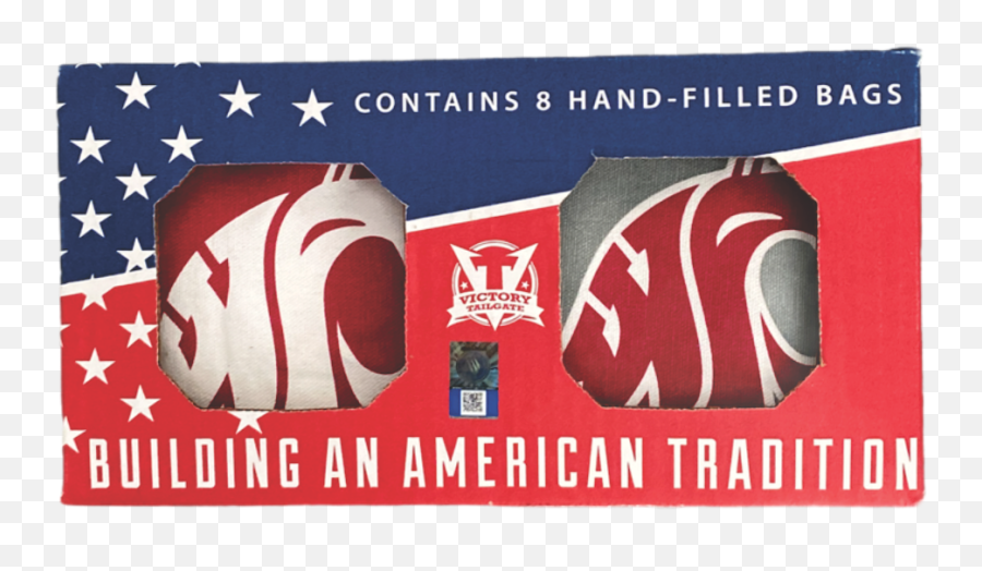 Wsu Cornhole Bags - American Emoji,Wsu Logo