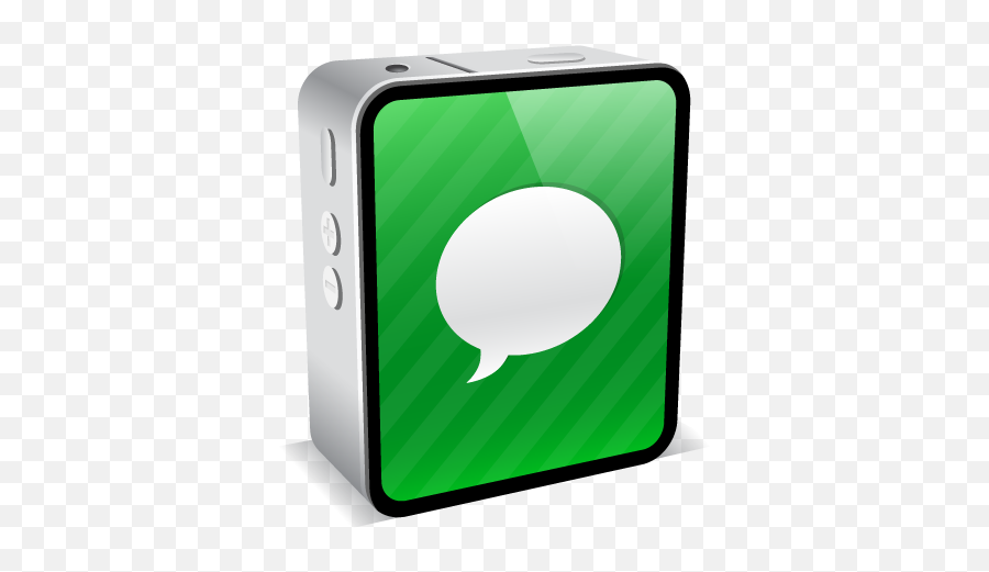Iphone 4 Black Chat Icon - Iphone 4 Mini Icons Softiconscom Emoji,Conversation Icon Png