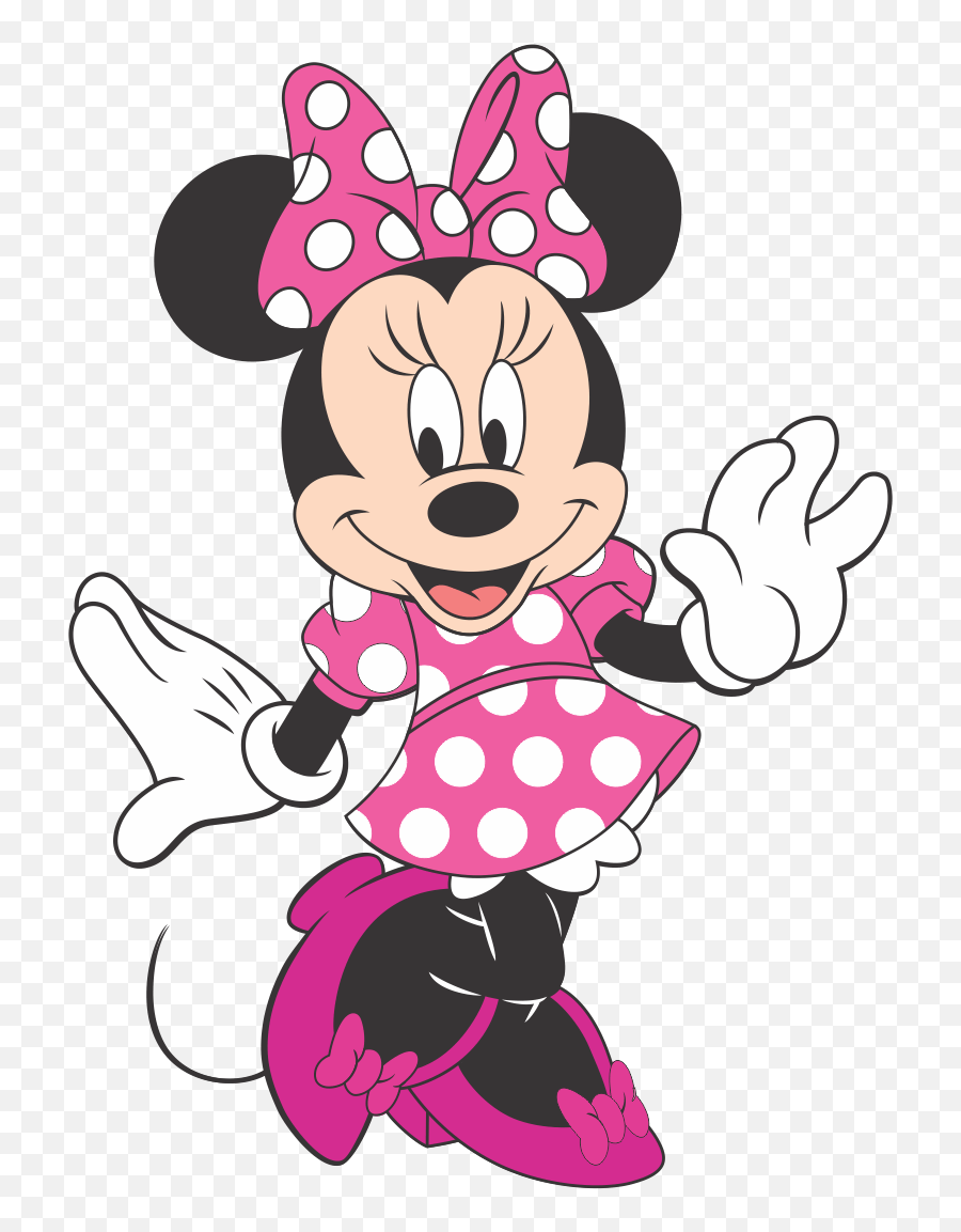 Pink High Resolution Minnie Mouse Full Size Png Download Emoji,Minnie Mouse Pink Png