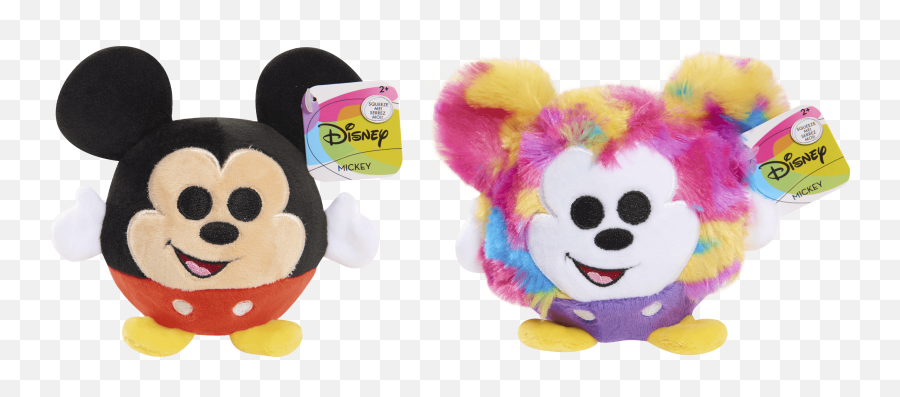 Disney Slo Foam Plush - Mickey Mouse 2 Pack Bundle Emoji,Mickey Mouse Clubhouse Characters Png