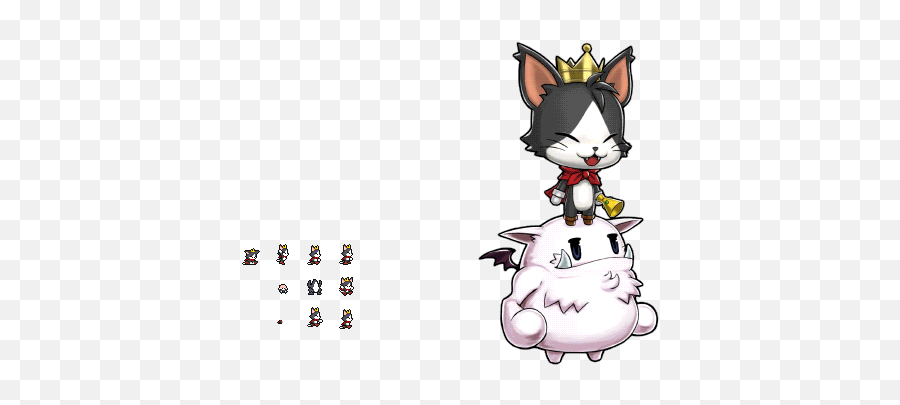 Mobile - Pictlogica Final Fantasy Cait Sith The Spriters Emoji,Sith Png
