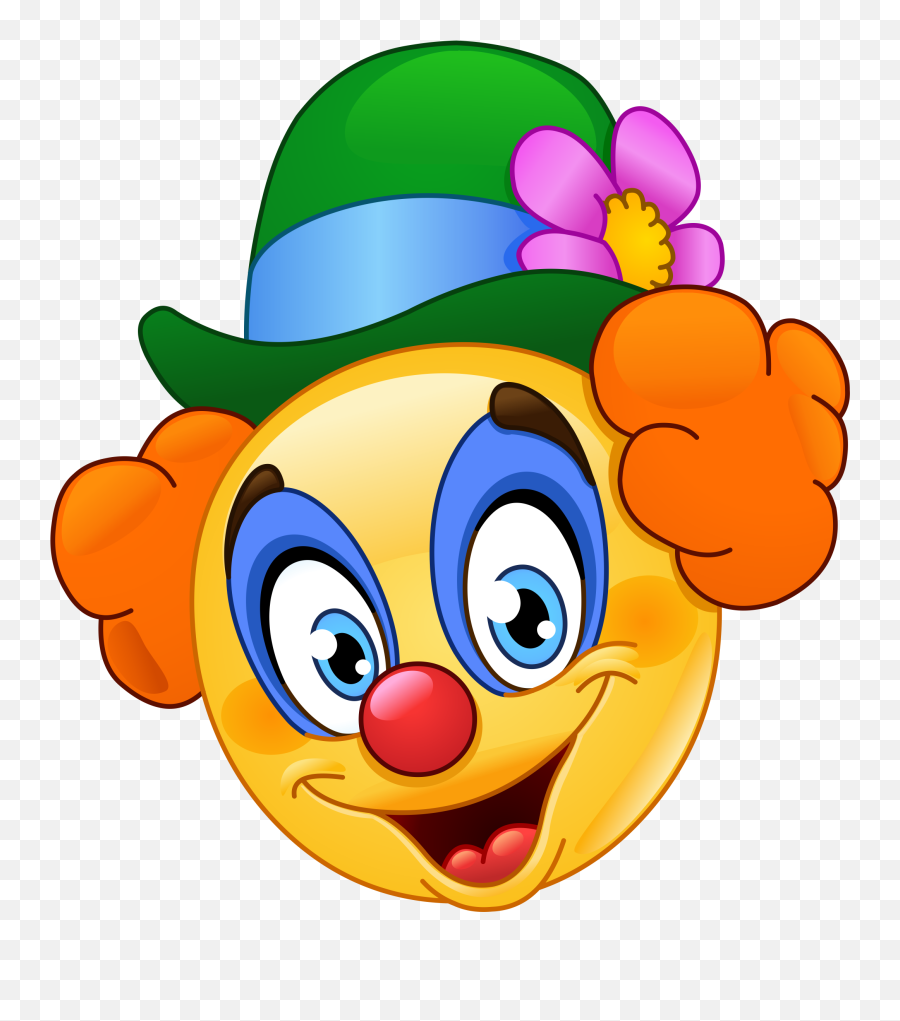 Clown Emoji Decal - Smiley Clown,Clown Emoji Png