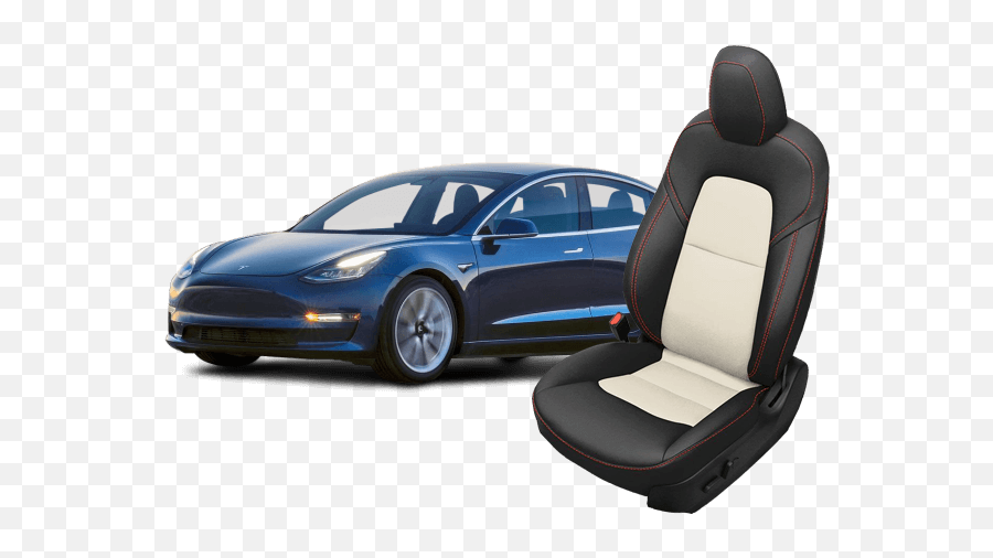 Tesla Model 3 Seat Covers Leather Seats Custom Interiors Emoji,Tesla Model 3 Logo