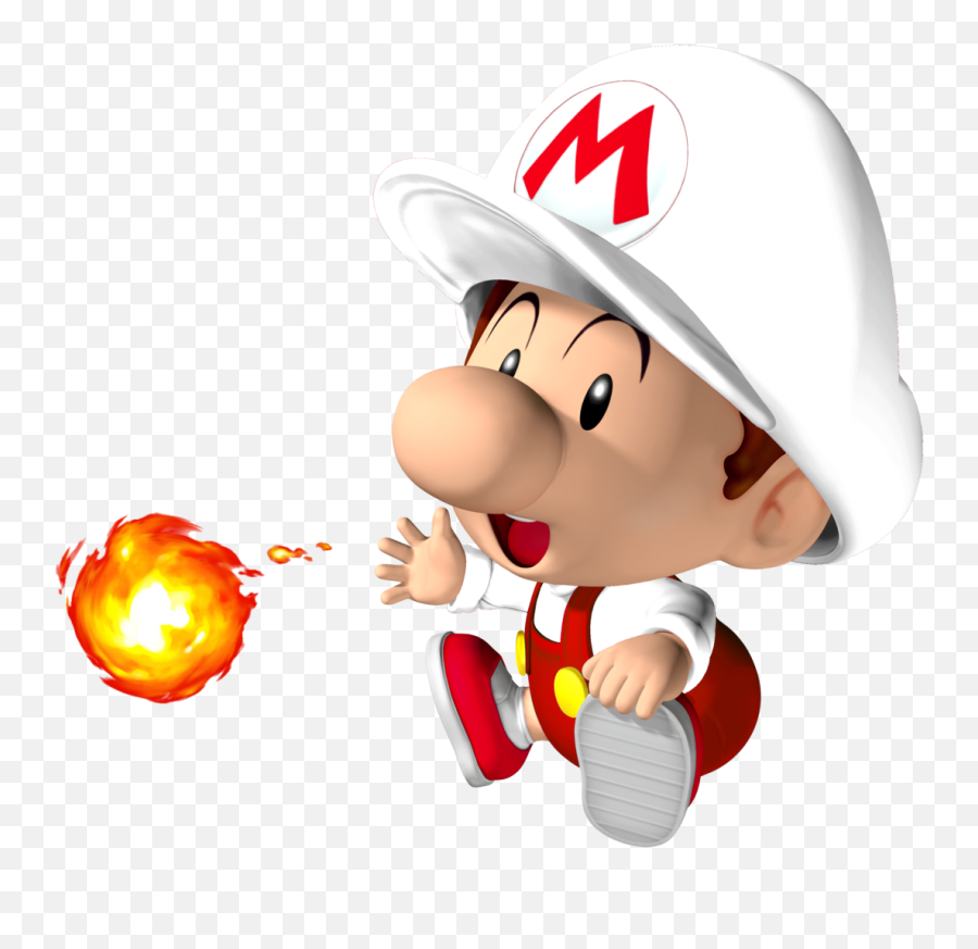 Mario Fireball Png - Baby Mario Mario Kart Full Size Png Fire Baby Mario And Baby Luigi Emoji,Fireball Png