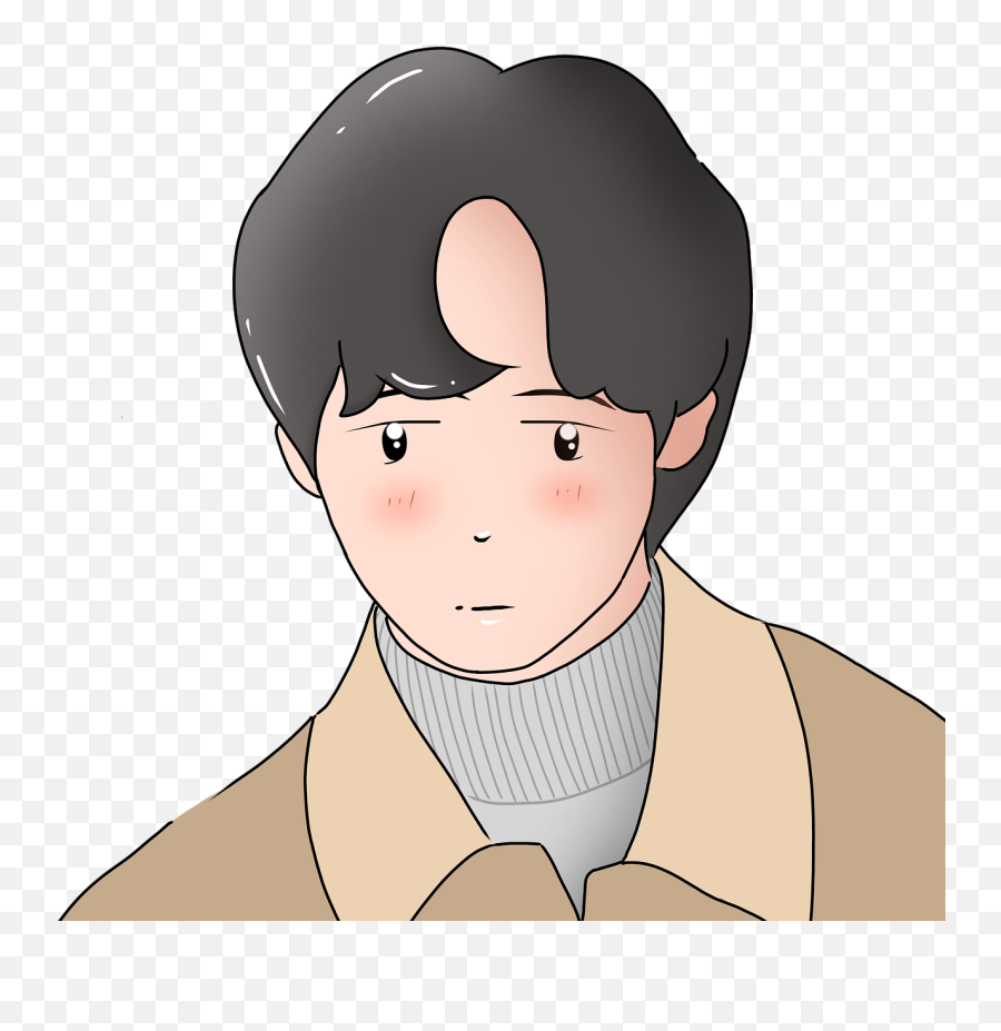 Boy Clipart Drawing - No Expression Emoji,Boy Clipart