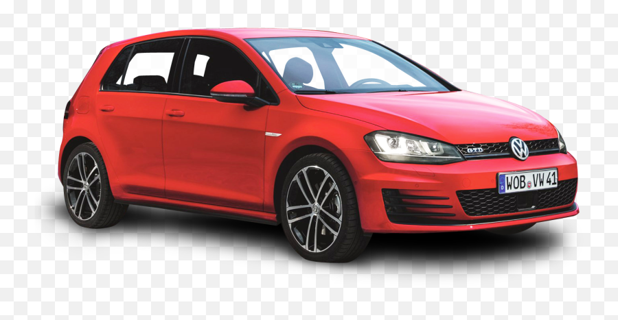 Red Volkswagen Golf Gtd Car Png Image - Red Volkswagen Golf Png Emoji,Golf Png