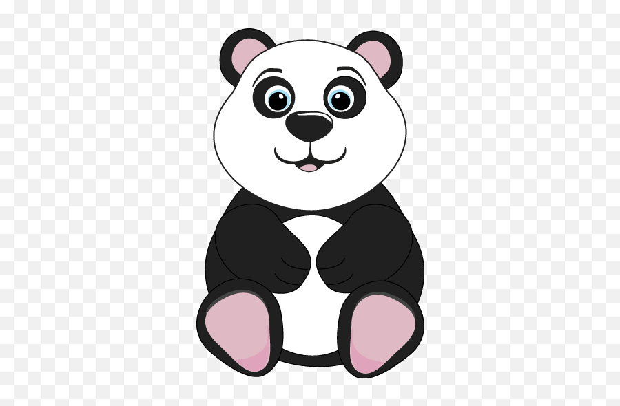 Panda Bear Clip Art - Clip Art Panda Bear Emoji,Panda Clipart