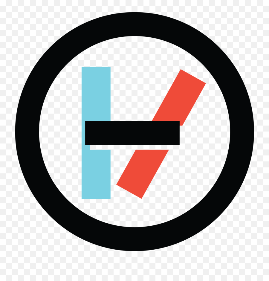 Twenty One Pilots Logo Logo Sticker - Logo Twenty One Pilots Stickers Emoji,Twenty One Pilots Logo