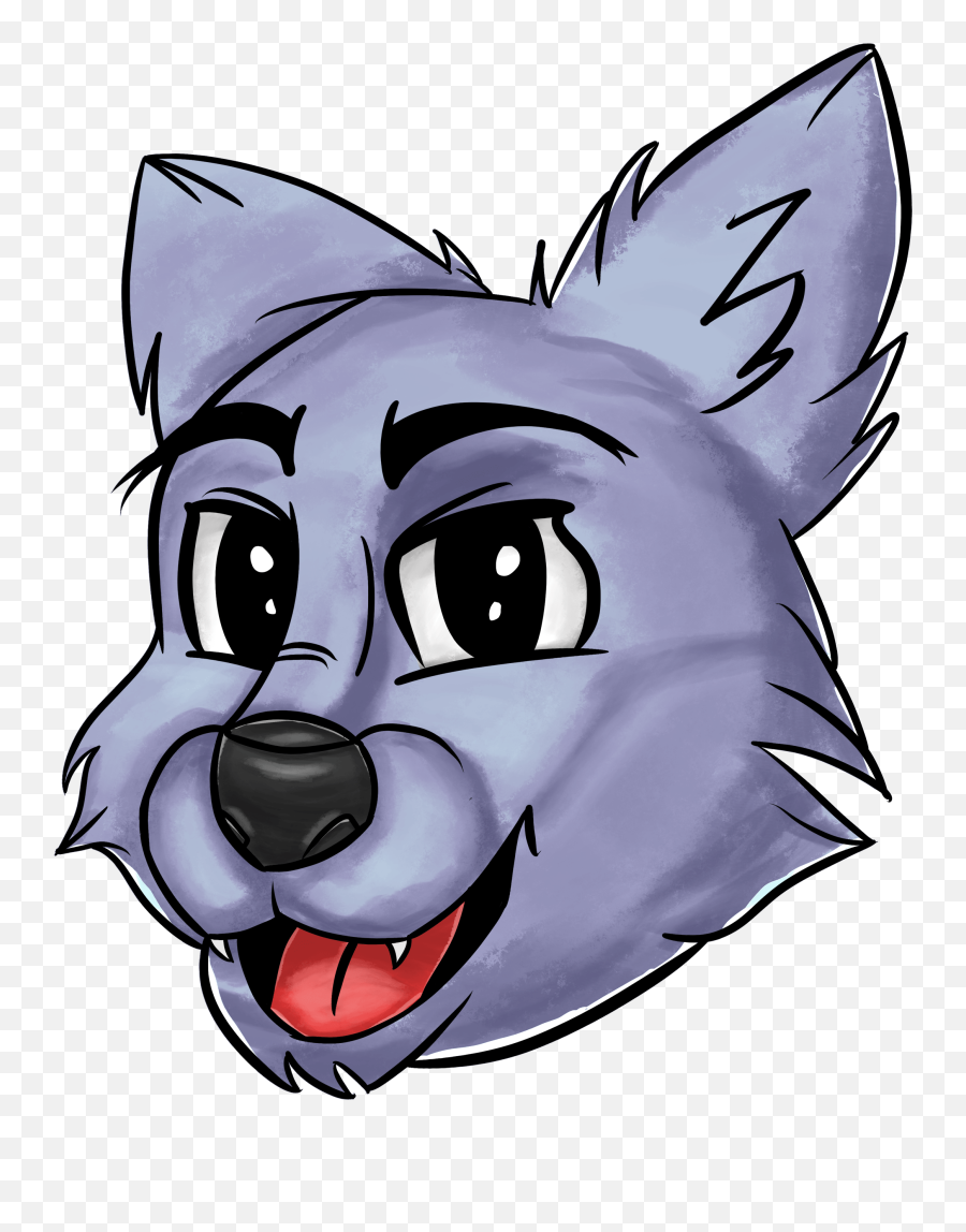 Blue Furry Clipart - Fictional Character Emoji,Schnauzer Clipart