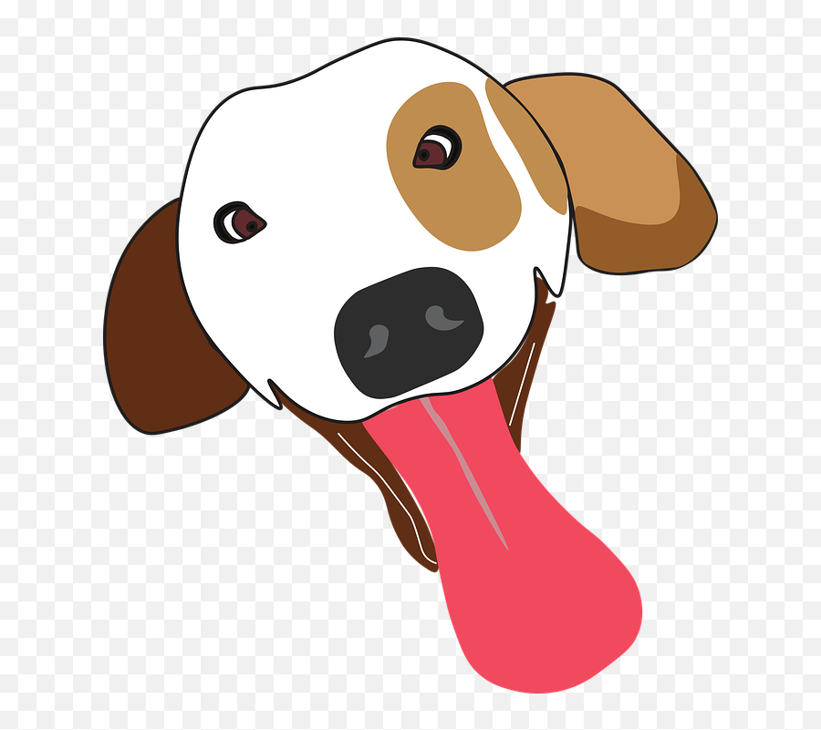 Dog Tongue Pet Animal Puppy Pug Face Cute - Lengua Perro Png Pet Emoji,Dog Face Clipart