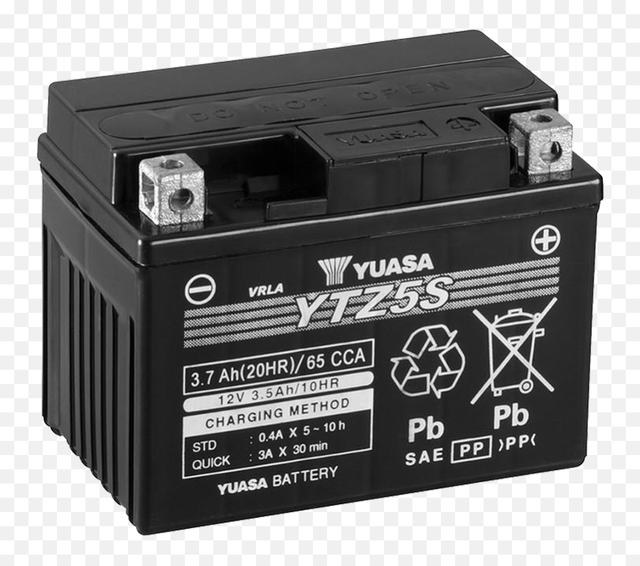 Yuasa Maintenance Free High Performance - Yuasa Motorcycle Battery Ytz5s Emoji,Battery Png