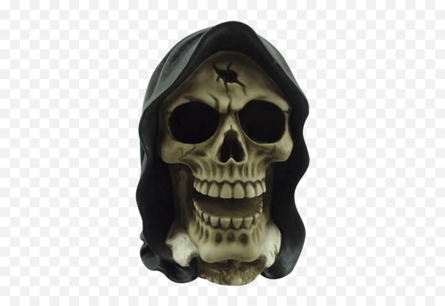 Fractured Grim Reaper Skull - Grim Reaper Face Transparent Emoji,Grim Reaper Png