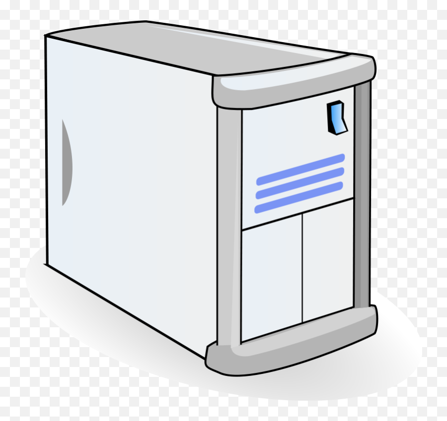 Computer Server Clip Art - Computer Case Clipart Emoji,Server Clipart