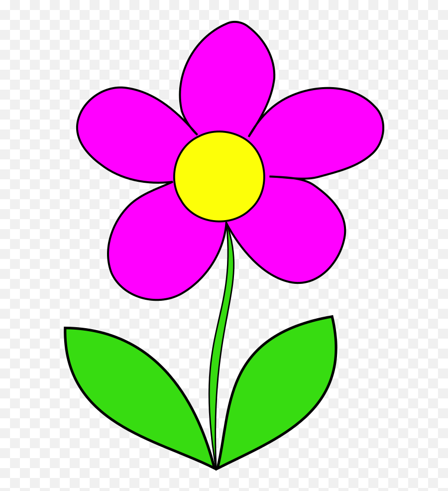 Pink Flower Vector Png - Flower Pink Leaf Summer Blossom Flower Clip Art Blue Emoji,Blue Flower Clipart