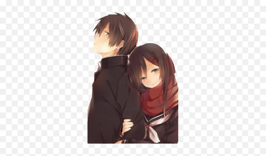 Love Anime Couple Transparent Png All - Anime Couple Png Emoji,Anime Transparent Png