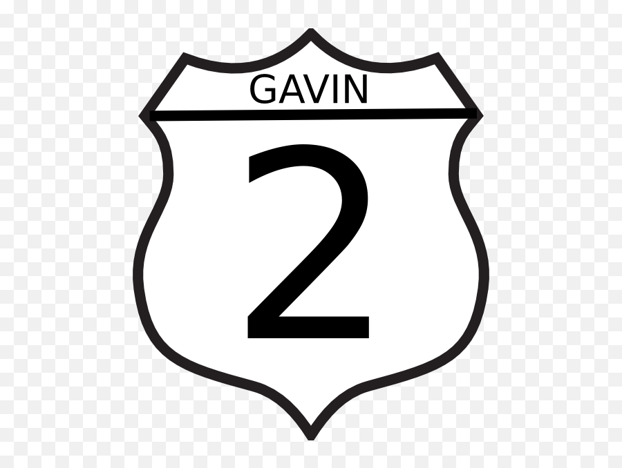 Route Gavin 2 Clip Art At Clker Emoji,Route 66 Clipart