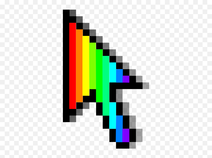 Rainbow Mouse Clip Art - Mouse Pointer Png 366x592 Png Rainbow Mouse Pointer Png Emoji,Cursor Png
