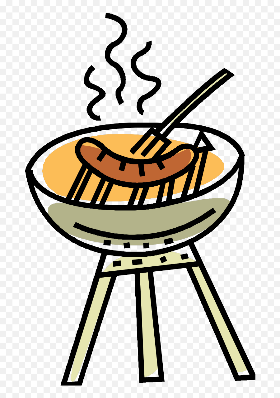 Grill Clipart Png - Clip Art Sausage Sizzle Emoji,Grill Clipart