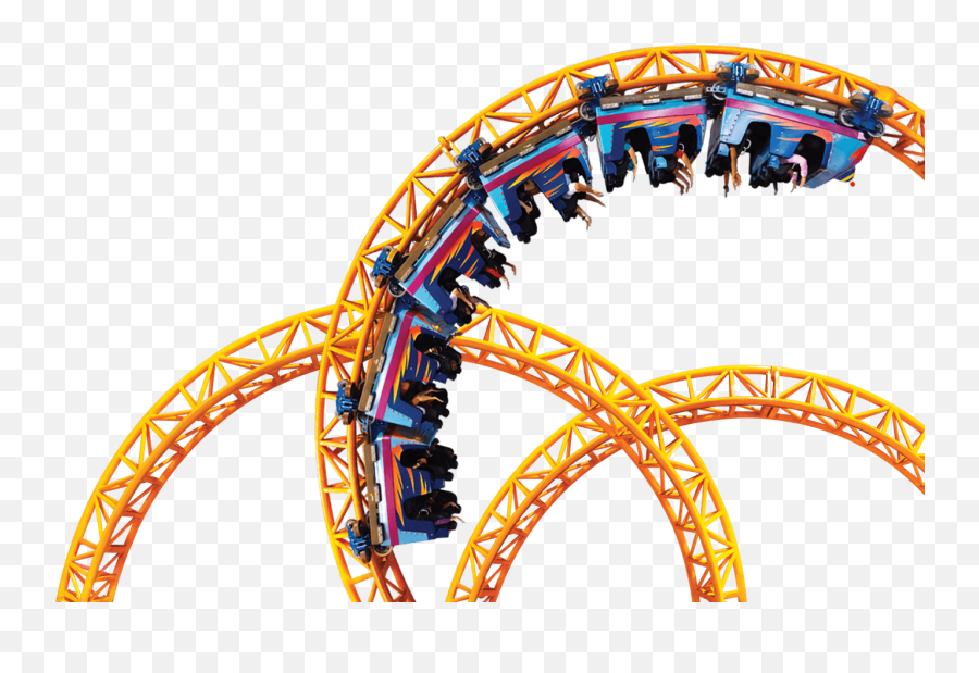 Library Of Roller Coaster Svg Black And - Amusement Park Roller Coaster Png Emoji,Roller Coaster Clipart