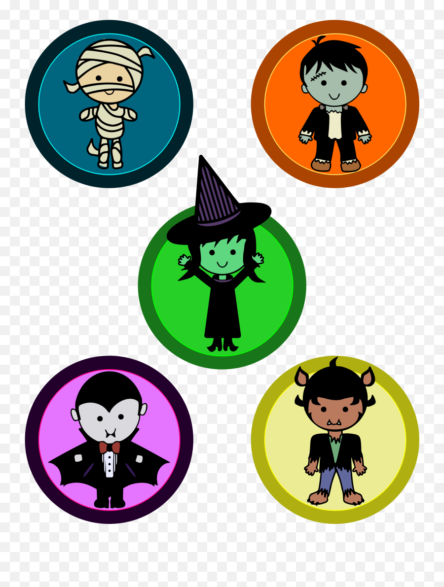 Cute Clipart Halloween Cute Halloween - Cute Halloween Art Transparent Png Emoji,Cute Halloween Clipart