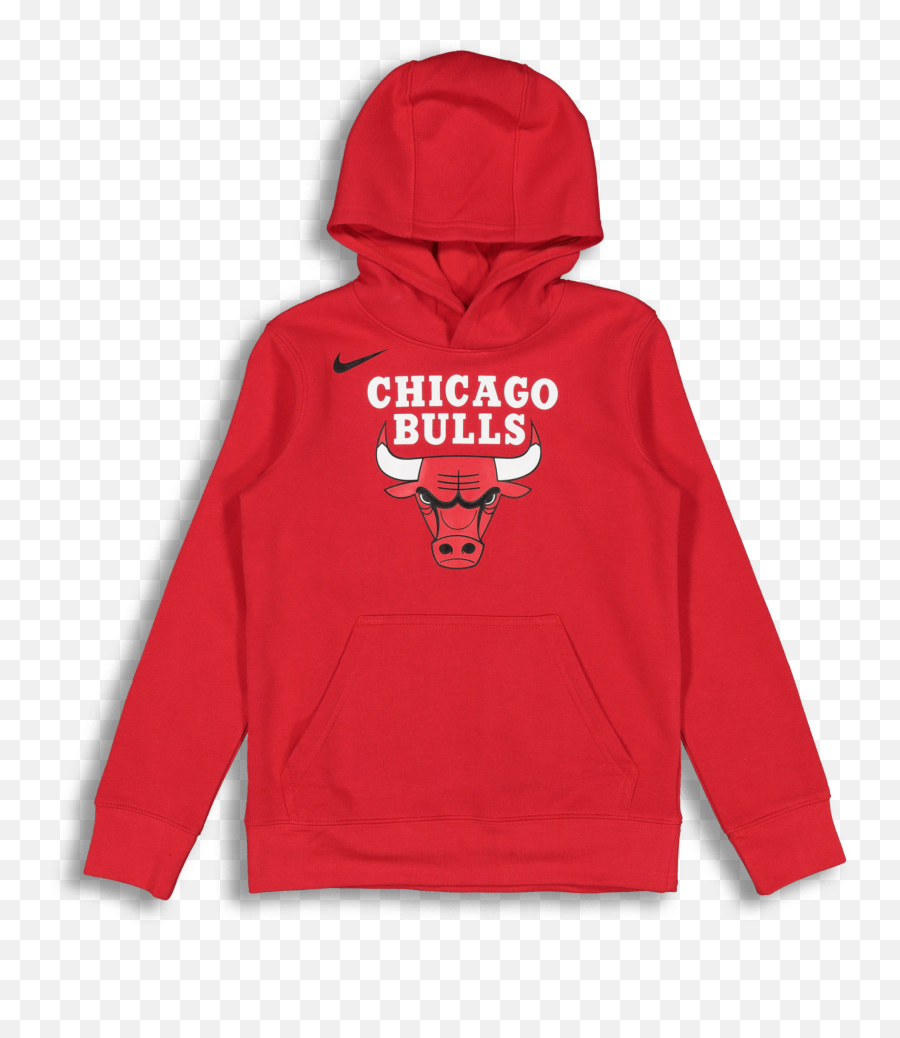 Nike Kids Chicago Bulls Logo Essential Pull Over Hood Red - Hooded Emoji,Chicago Bulls Logo