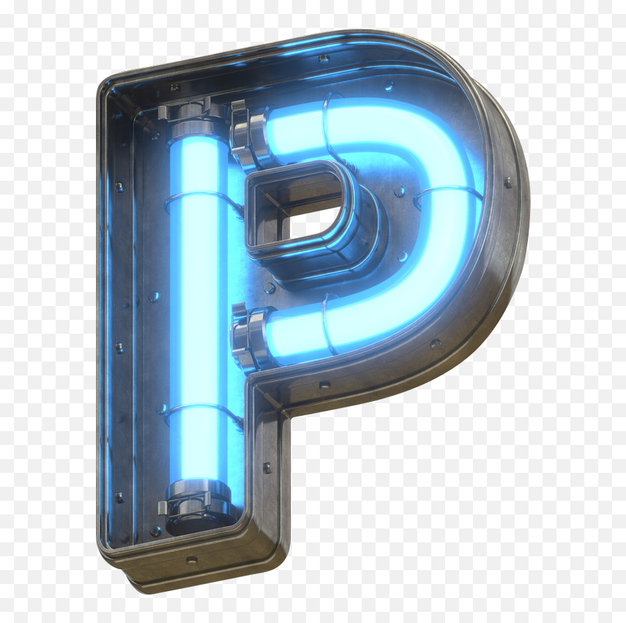 Letras 3d Azul P Png Com Fundo Transparente Grátis Emoji,P Png