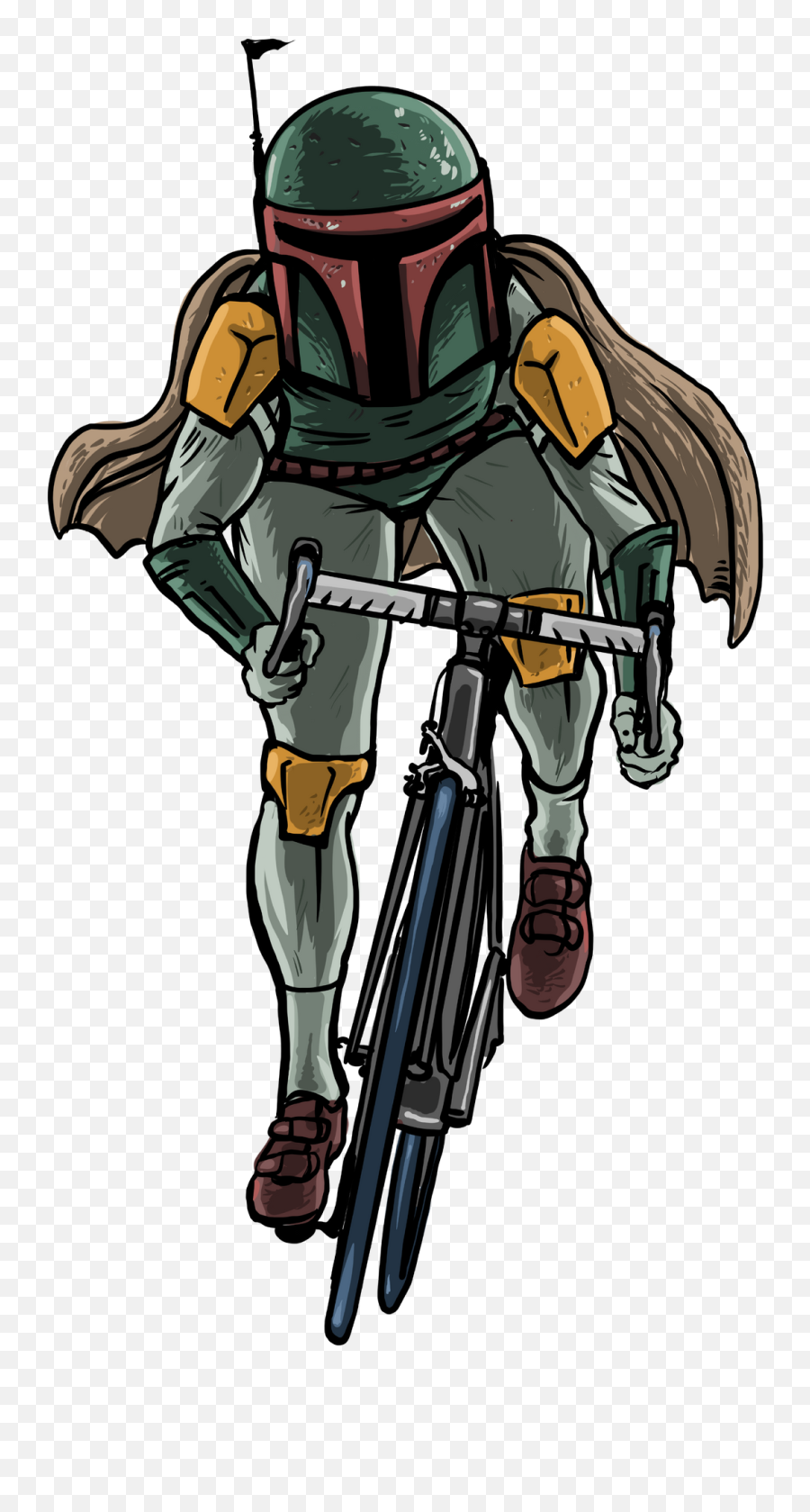 Bike Wars - Threadspoke Emoji,Boba Fett Clipart