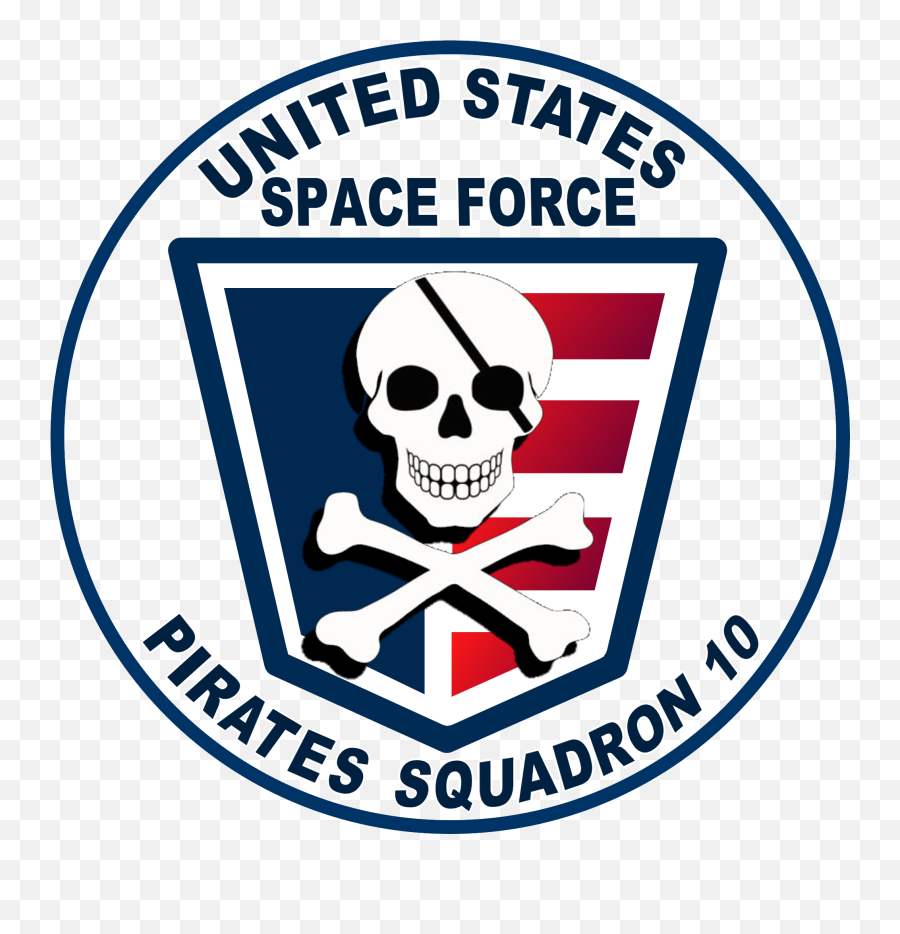 Space Force Pirates Squadron 10 Emoji,Spaceforce Logo