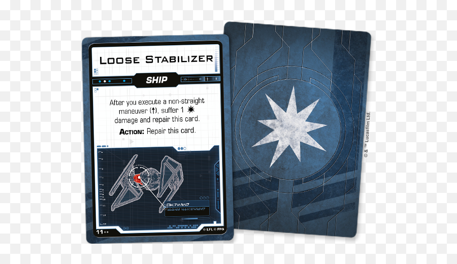 Star Wars X - Wing 2nd Edition Galactic Empire Damage Deck Galactic Empire Damage Deck Emoji,Galactic Empire Logo