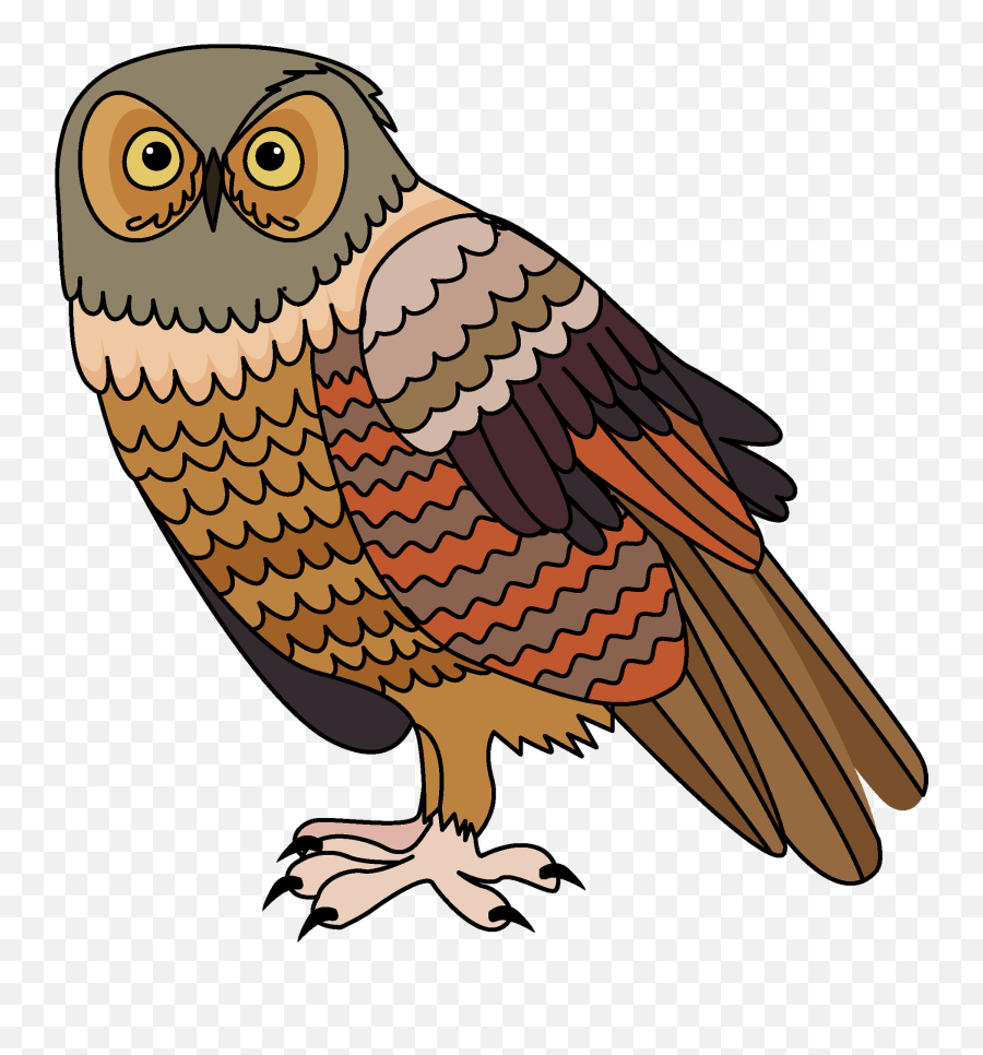 Owl Clipart - Clipart Image Of A Owl Emoji,Owl Clipart