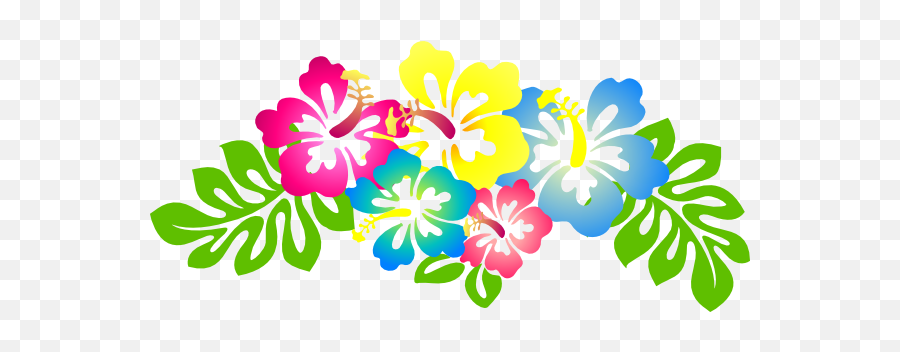 Hawaiian Flower Clipart - Flores Hawaianas De Moana Emoji,Hawaiian Flower Clipart