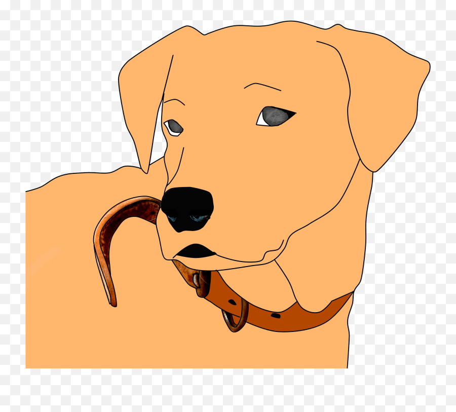 Golden Retriever Face Clipart - Gambar Poto Anjing Kartun Emoji,Golden Retriever Clipart