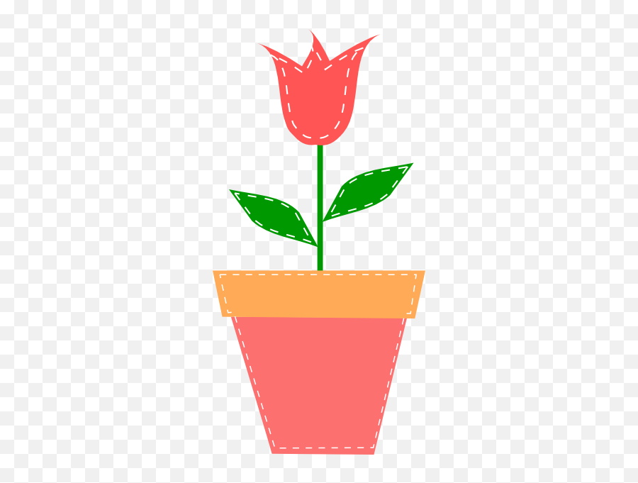 Download This Free Clipart Png Design Of Spring Clipart Has - Transparent Background Flower Pot Clip Art Emoji,Spring Clipart Free