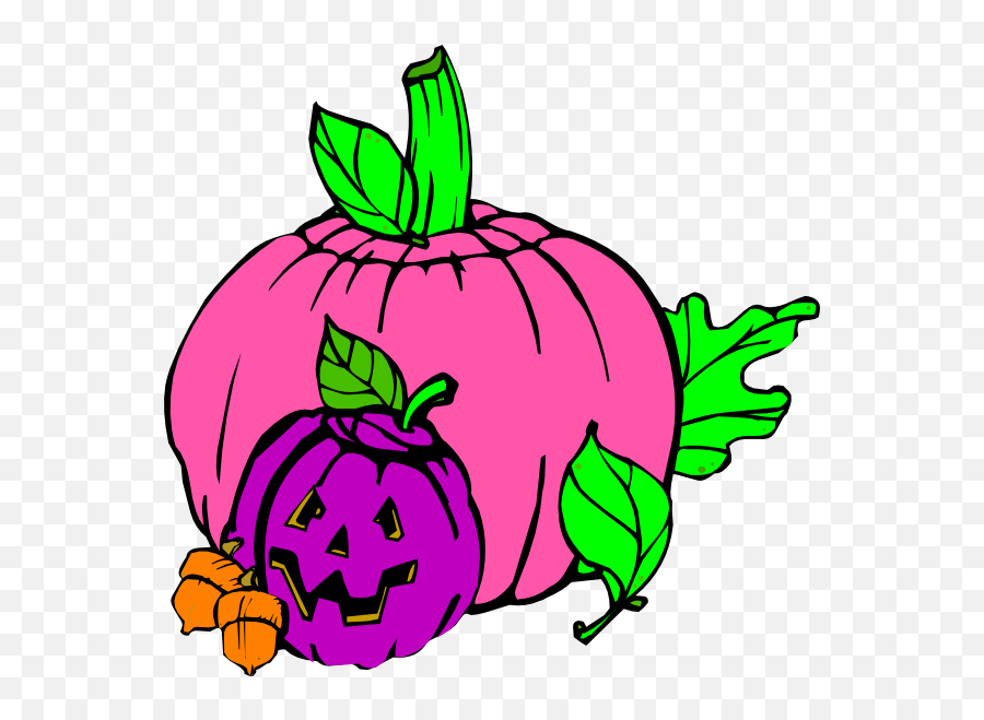 Pumpkins Clipart Black And White - Cute Pumpkin Clip Art Pink Emoji,Pumpkin Clipart Black And White