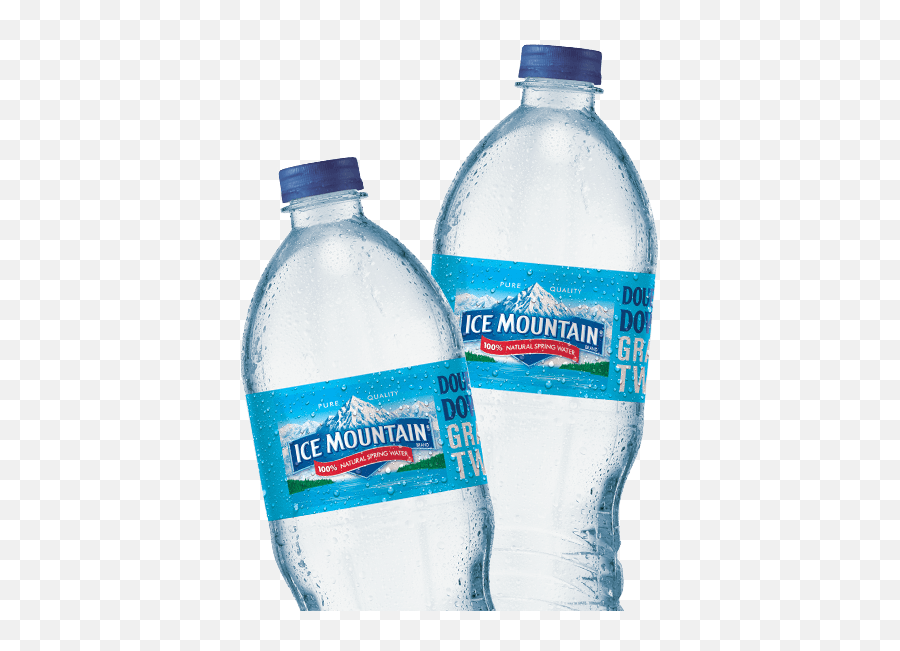Water Bottle Ice Mountain Logo - Ice Mountain Emoji,Bottle Water Logos