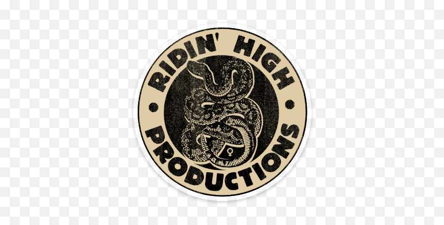 Ridin High Snake Logo Sticker Ridin - Inönü Üniversitesi Emoji,Snake Logo