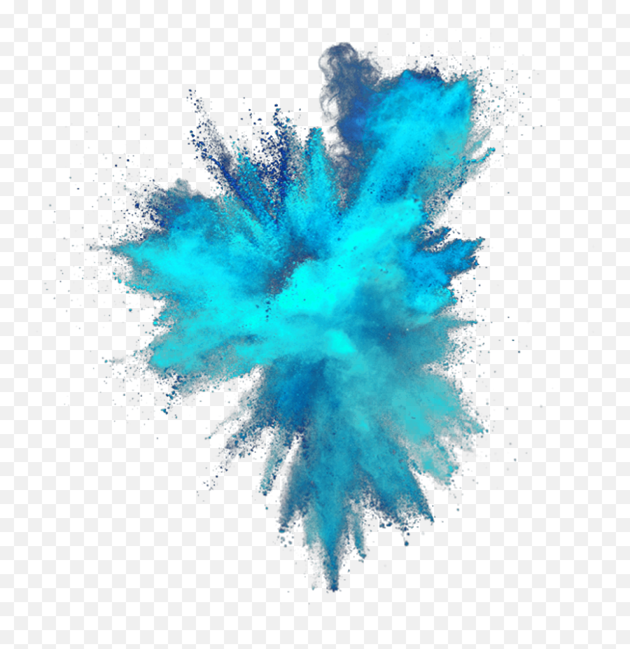 Blue Color Powder Explosion Png - 2238 Transparentpng Jardins Emoji,Explosion Png