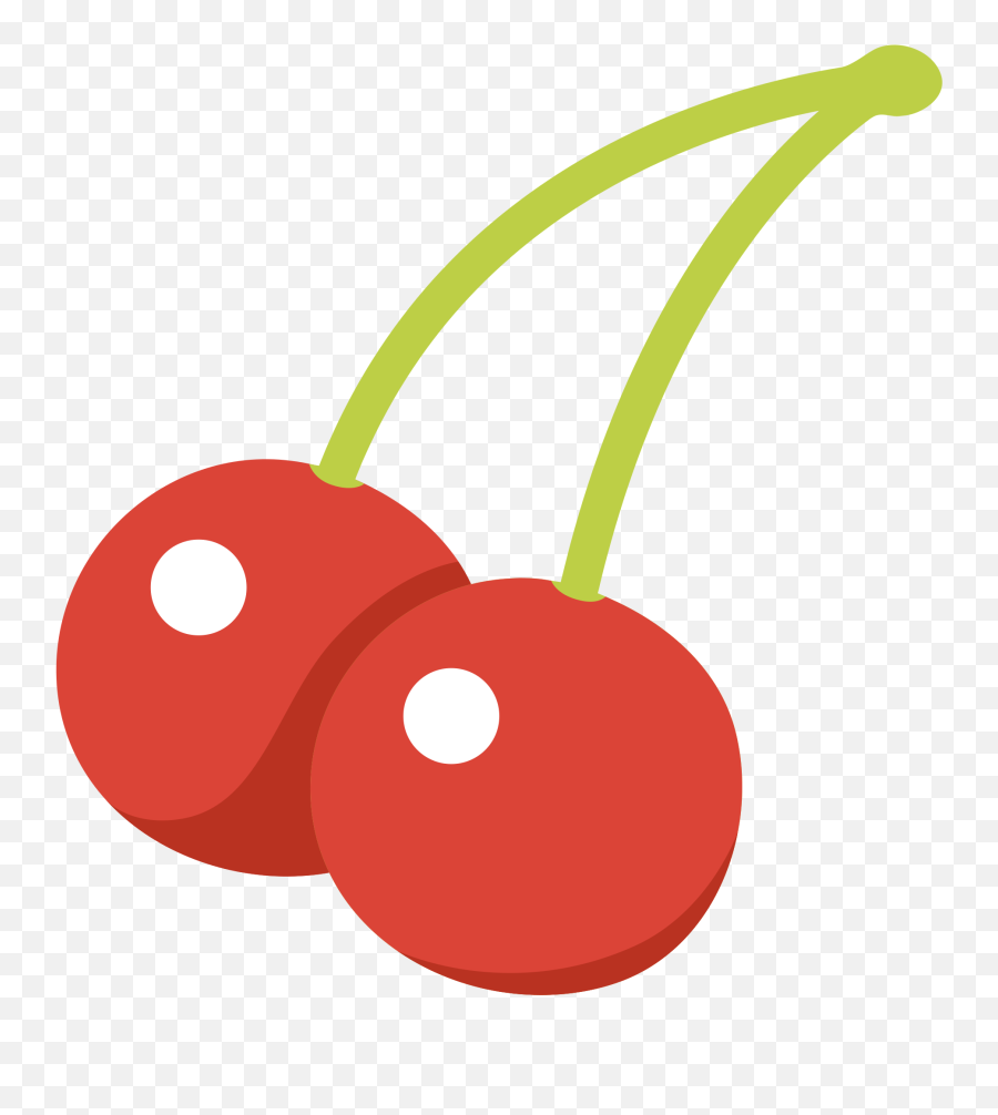 Cherry Clipart Emoji - Cherry Emoji Png 2000x2000 Png Transparent Cartoon Cherry Png,Cherry Clipart