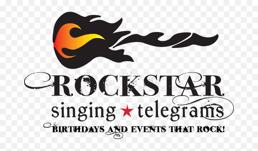 Singing Telegrams Rockstar Singing Telegrams Emoji,Singing Logo