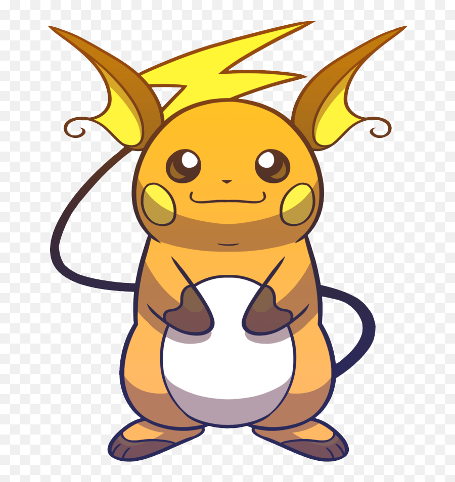 Pokemon Clipart - Raichu Transparent Emoji,Pokemon Clipart