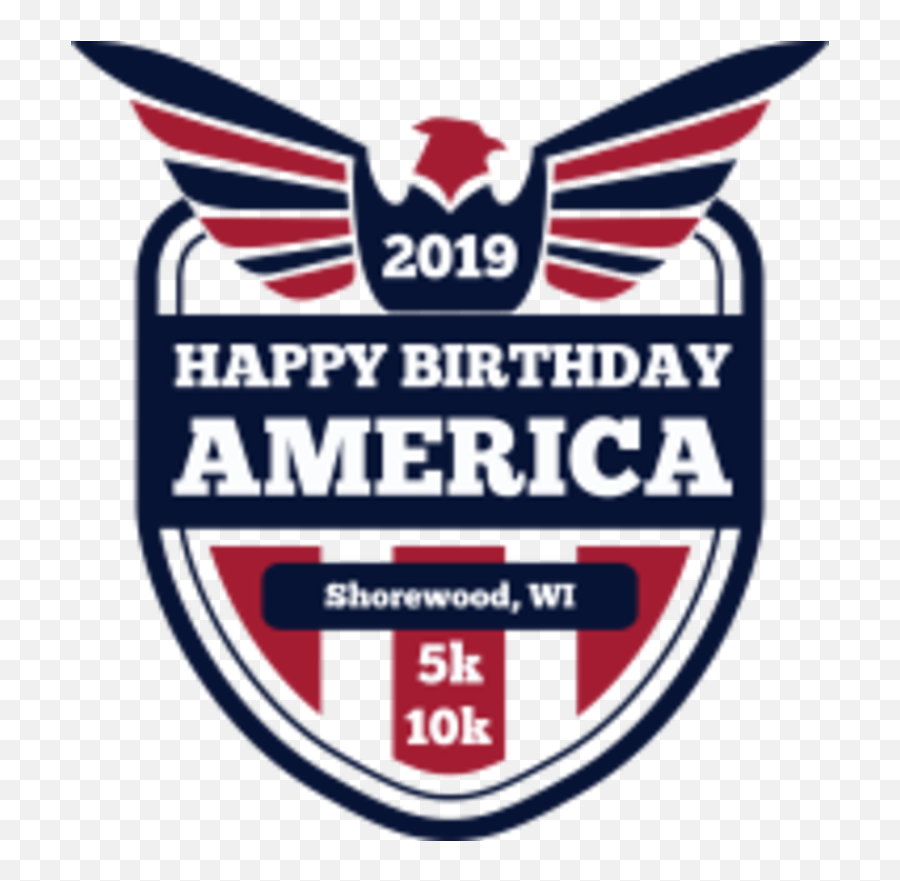 Happy Birthday America 5k 10k - Happy Birthday America 2019 Emoji,Happy Birthday Logo