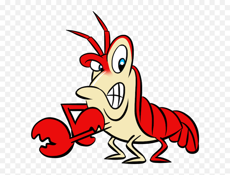 Angry Lobster Transparent Cartoon - Fighting Lobster Cartoon Emoji,Lobster Clipart