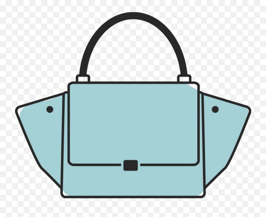 Designer Handbag Clipart - Stylish Emoji,Purse Clipart
