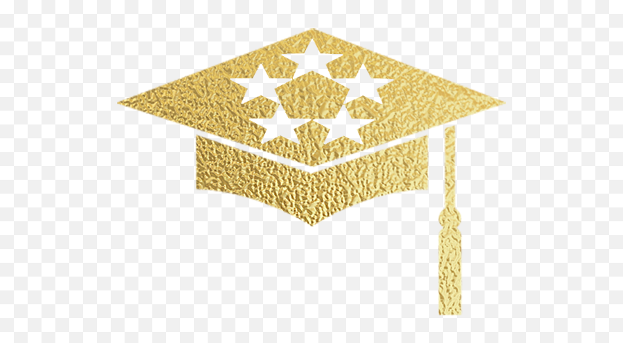 Download Hd Grad Cap Gold Square Transparent Png Image - Graduation Cap Png Gold Emoji,Grad Cap Png